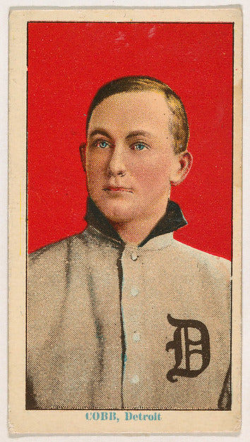 :Ty Cobb Detroit from Coupon Cigarettes Baseball Issue 1914--16x12"(A3) Poster