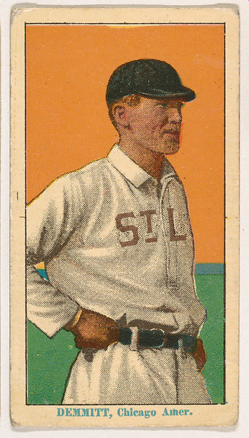 :Ray Demmit Chicago from Coupon Cigarettes Baseball Issue 19-16x12"(A3) Poster