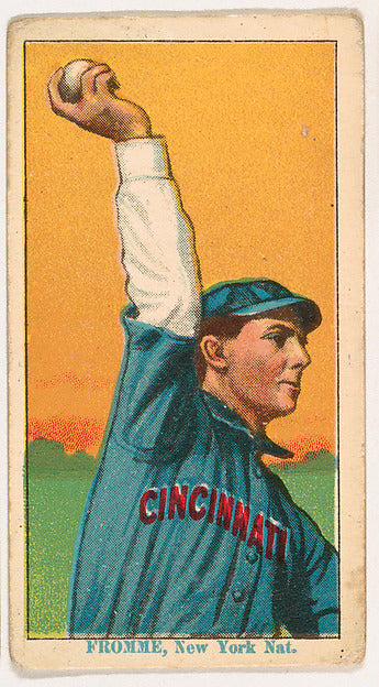 :Art Fromme New York from Coupon Cigarettes Baseball Issue 1-16x12"(A3) Poster