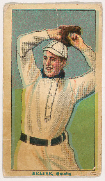 :Harry Krause Omaha from Coupon Cigarettes Baseball Issue 19-16x12"(A3) Poster