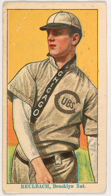 :Ed Reulbach Brooklyn from Coupon Cigarettes Baseball Issue -16x12"(A3) Poster