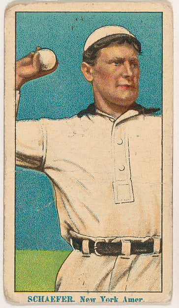 :Herman "Germany" Schaefer New York from Coupon Cigarettes B-16x12"(A3) Poster