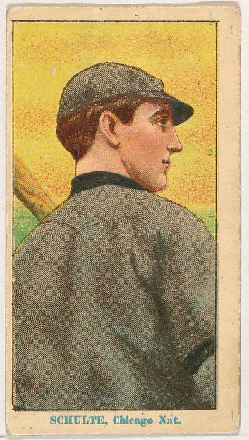 :Frank "Wildfire" Schulte Chicago from Coupon Cigarettes Bas-16x12"(A3) Poster