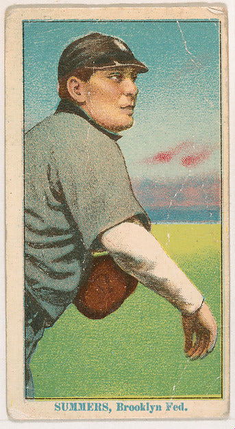 :Ed Summers Brooklyn from Coupon Cigarettes Baseball Issue 1-16x12"(A3) Poster