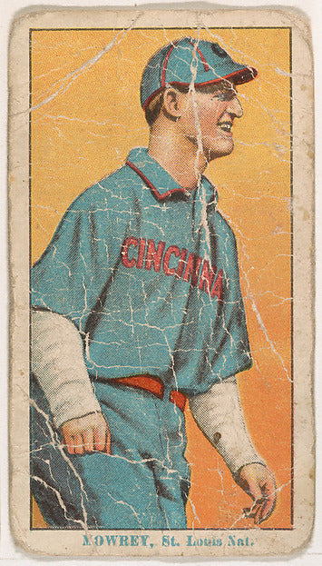 :Mike Mowrey St. Louis from Red Cross Tobacco Baseball Serie-16x12"(A3) Poster