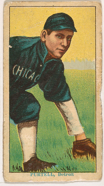 :Billy Purtell Detroit from Red Cross Tobacco Baseball Serie-16x12"(A3) Poster