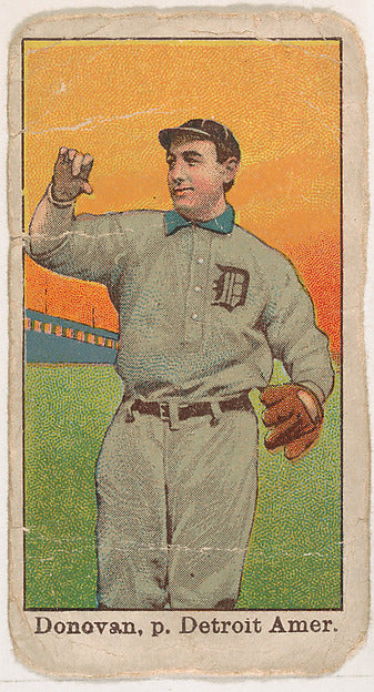 :"Wild" Bill Donovan Detroit from Kotton Cigarettes Baseball-16x12"(A3) Poster