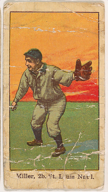 :Pots Miller St. Louis from Kotton Tobacco Baseball Series 1-16x12"(A3) Poster