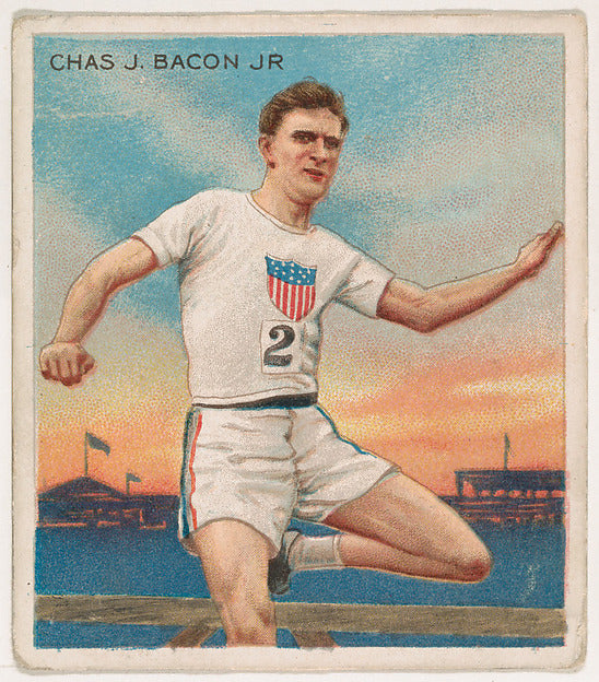 :Charles J. Bacon Jr. Track and Field from Mecca & Hassan Ch-16x12"(A3) Poster
