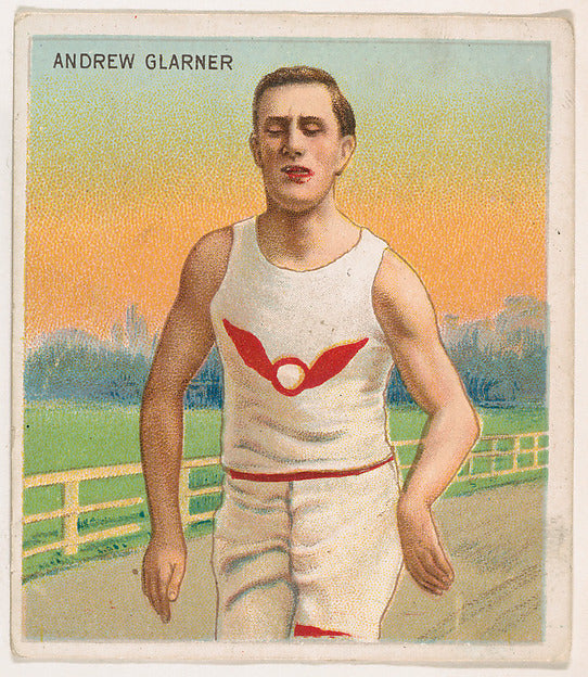 :Andrew Glarner Track and Field from Mecca & Hassan Champion-16x12"(A3) Poster