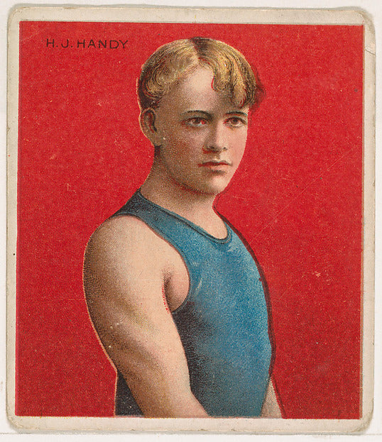 Mecca Cigarettes:H. J. Handy Track and Field from Mecca & Ha-16x12"(A3) Poster