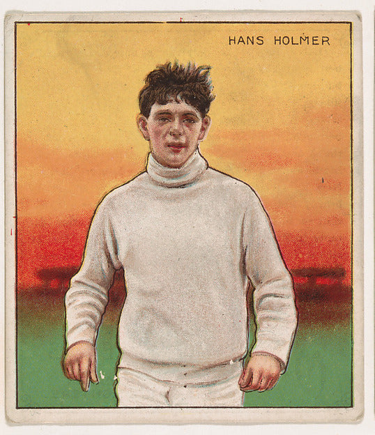 :Hans Holmer Track and Field from Mecca & Hassan Champion At-16x12"(A3) Poster