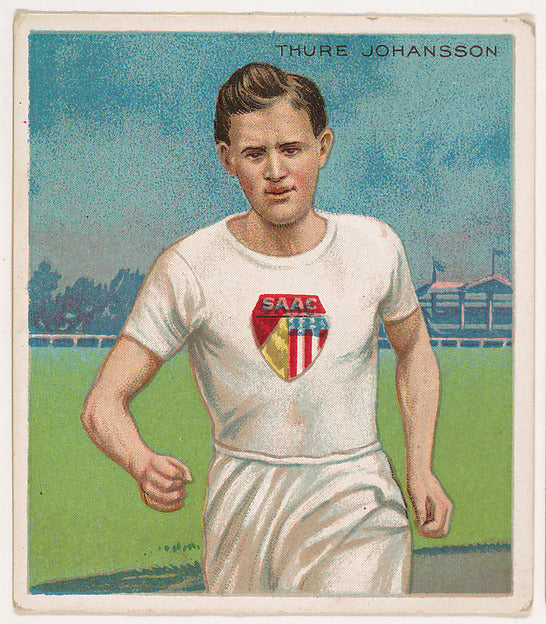 :Thure Johansson Track and Field from Mecca & Hassan Champio-16x12"(A3) Poster