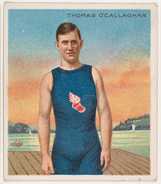 :Thomas O'Callaghan Track and Field from Mecca & Hassan Cham-16x12"(A3) Poster