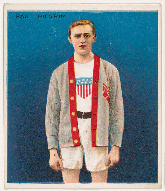 :Paul Pilgrim Track and Field from Mecca & Hassan Champion A-16x12"(A3) Poster