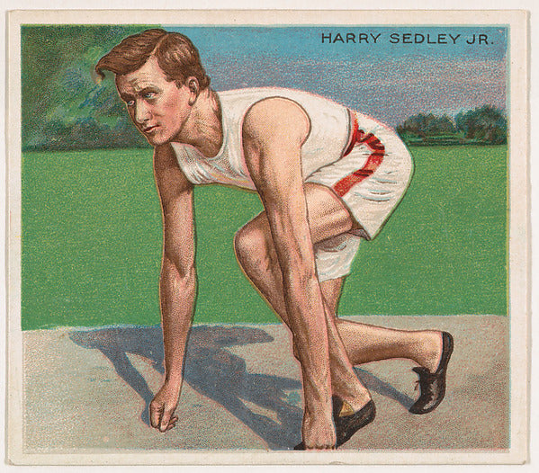 :Harry Sedley Jr. Track and Field from Mecca & Hassan Champi-16x12"(A3) Poster