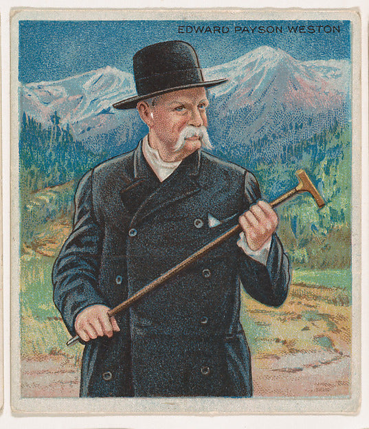 :Edward Payson Weston from Mecca & Hassan Champion Athlete a-16x12"(A3) Poster