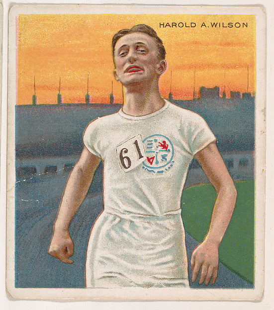 :Harold Wilson Track and Field from Mecca & Hassan Champion -16x12"(A3) Poster