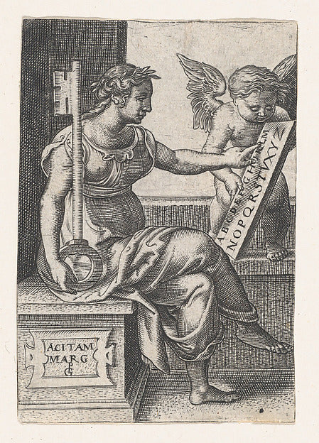 attributed to Georg Pencz:Thomiris with the Head of King Cyr-16x12"(A3) Poster