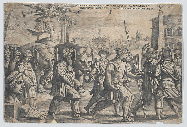 The Triumph of Fame on Chastity  from The Triumphs of Petrarch,  Poster Print Wall Art