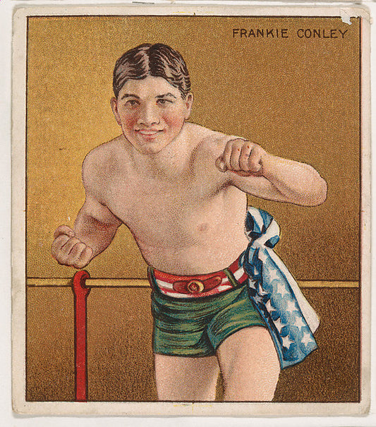 :Frankie Conley Boxing from Mecca & Hassan Champion Athlete -16x12"(A3) Poster