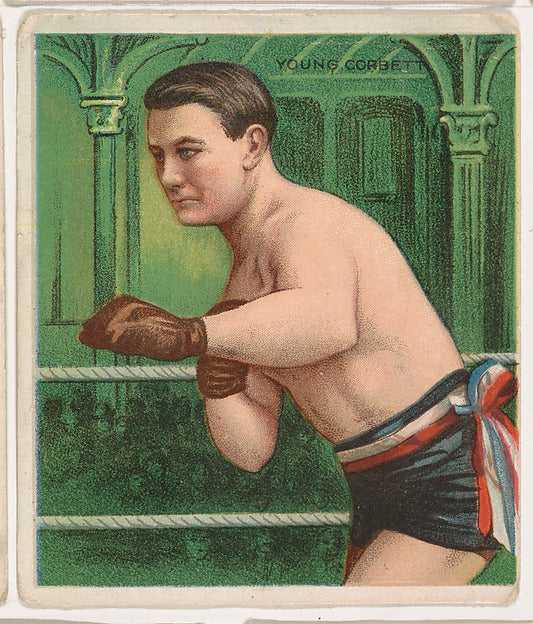 :Young Corbett Boxing from Mecca & Hassan Champion Athlete a-16x12"(A3) Poster