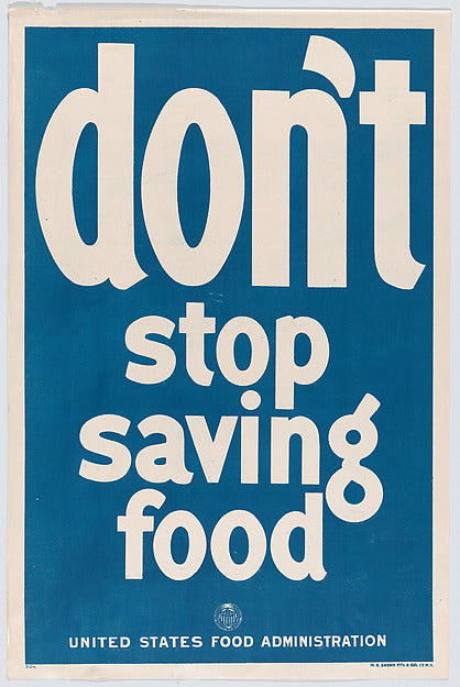 :Don't stop saving food c1917–18-16x12