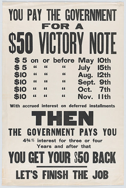 Anonymous:Victory Loan 1919-16x12"(A3) Poster