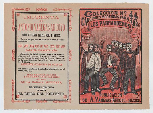 José Guadalupe Posada:Cover for 'Canciones Modernas para 189-16x12"(A3) Poster