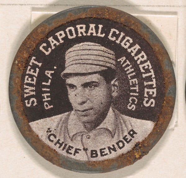 :"Chief" Bender Philadelphia Athletics  from the Domino Disc-16x12"(A3) Poster