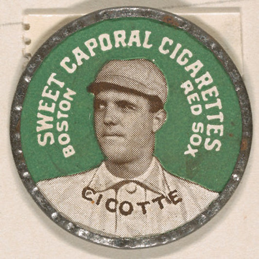 :Cicotte Boston Red Sox  from the Domino Discs series  issue-16x12"(A3) Poster