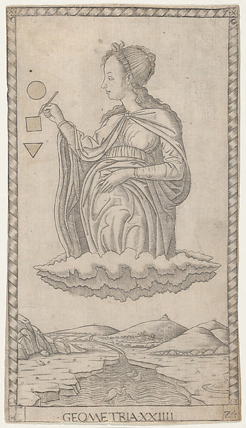 Anonymous, Italian, 15th century:Plate 24: Geometria XXIIII -16x12"(A3) Poster