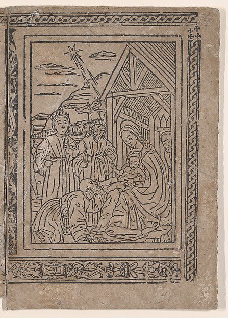 Anonymous, Italian - Adoration of the Magi from Johannes Hilde, Poster Print Wall Art