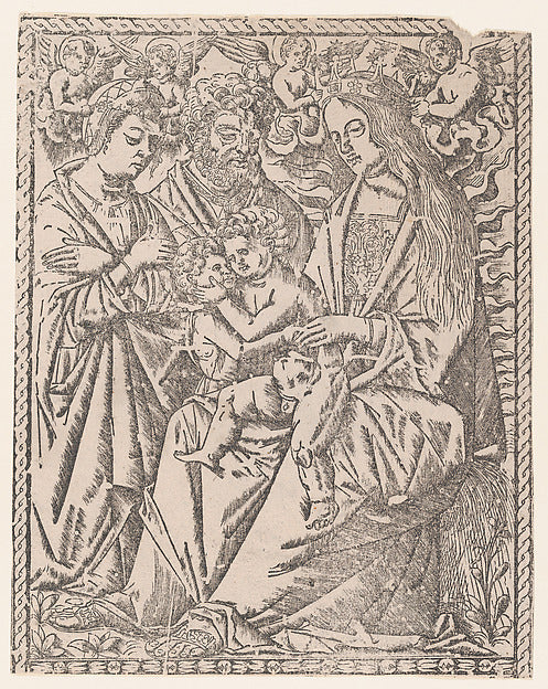 Anonymous, Italian, 16th century - Saint John the Baptist embr, Poster Print Wall Art