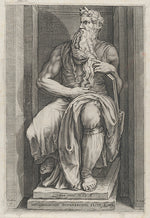 Jacob Matham , After Michelangelo BuonarrotiSpeculum Romana-16x12"(A3) Poster
