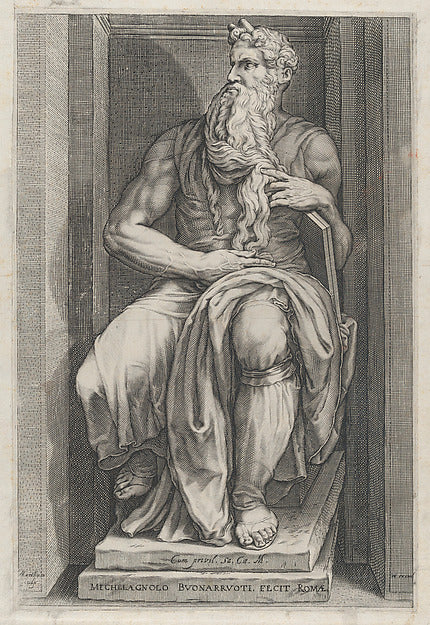 Jacob Matham , After Michelangelo BuonarrotiSpeculum Romana-16x12