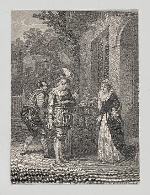 After Robert Smirke:Anne Page Slender and Simple 1825–40-16x12"(A3) Poster