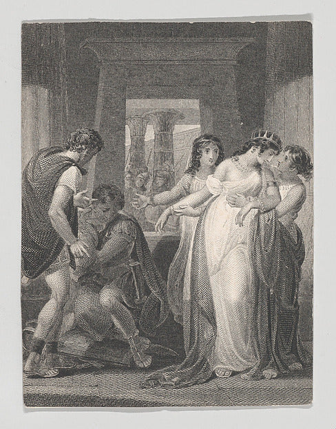 After Henry Corbould:Cleopatra Eros Antony Charmian and Iras-16x12"(A3) Poster