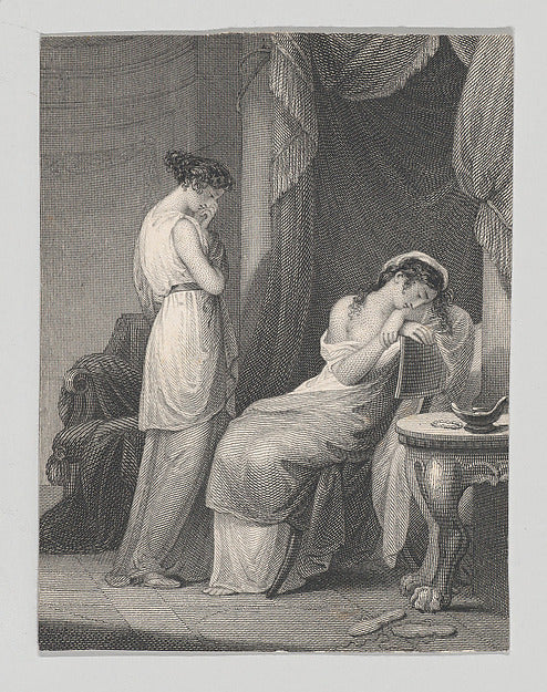 After Henry Corbould:The Rape of Lucrece 1825–40-16x12"(A3) Poster