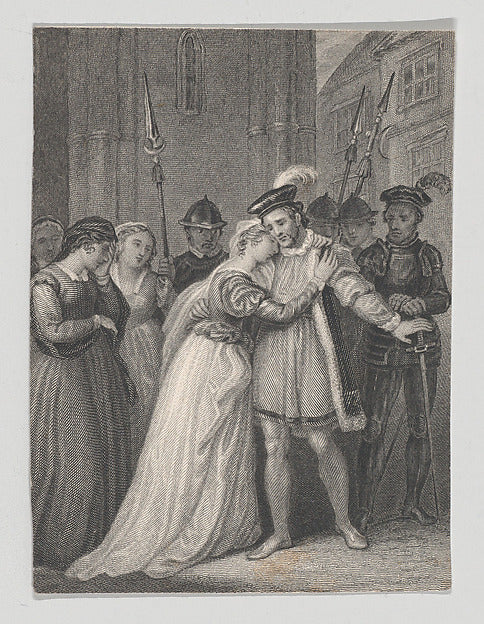 After John Massey Wright:King Richard and Queen Isabel 1825–-16x12"(A3) Poster