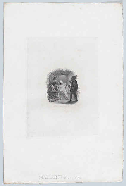 After Thomas Uwins:Sir Toby Belch and Sir Andrew Aguecheek 1-16x12"(A3) Poster