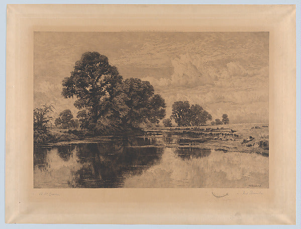 Green Pastures and Still Waters 1883-Frederick Albert Slocombe, Poster Print