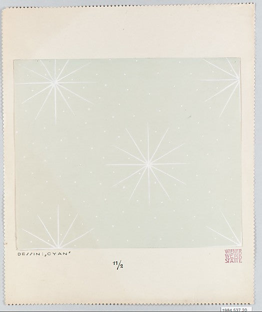 :Cyan 1922-16x12"(A3) Poster