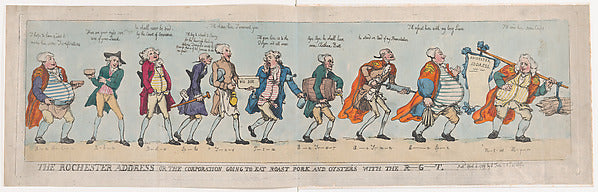 Thomas Rowlandson:The Rochester Address or The Corporation G-16x12"(A3) Poster