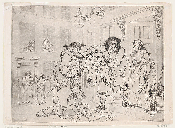 Thomas Rowlandson:Traffic 1791-16x12"(A3) Poster