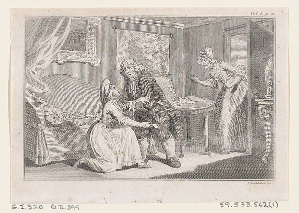 Charles Grignion, I , After Thomas Rowlandson:Matthew Brambl-16x12"(A3) Poster