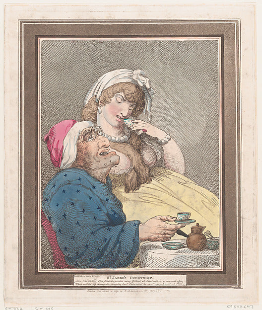 Thomas Rowlandson:St James's Courtship April 10, 1799-16x12"(A3) Poster