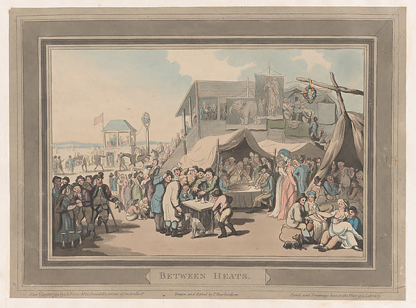 Thomas Rowlandson:Between Heats January 1, 1799-16x12"(A3) Poster