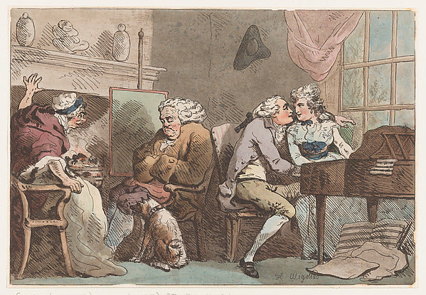 Thomas Rowlandson:The Detection June 15, 1796-16x12"(A3) Poster