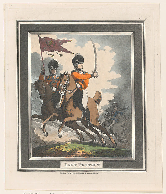 Thomas Rowlandson:Left Protect September 1, 1798-16x12"(A3) Poster